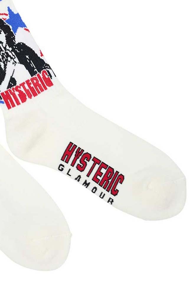 HYSTERIC グラマー ターコイズソックス AFRO GIRL ソックス|HYSTERIC GLAMOUR WOMEN | HYSTERIC GLAMOUR