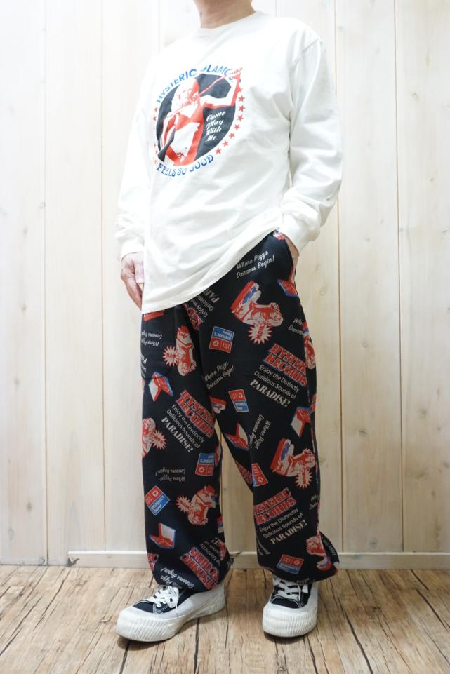 【上下セット】HYSTERIC GLAMOUR パーカー&スウェットパンツ レア】HYSTERIC GLAMOUR スウェット セットアップ 七分丈 上下セット