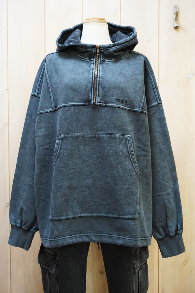 売れ筋商品|||X-girl エックスガール 105251012006 FADED ANORAK SWEAT HOODIE アノラックスウェット LtBLUE 正 X-girl エックスガール / X-girl エックスガール 105251012006