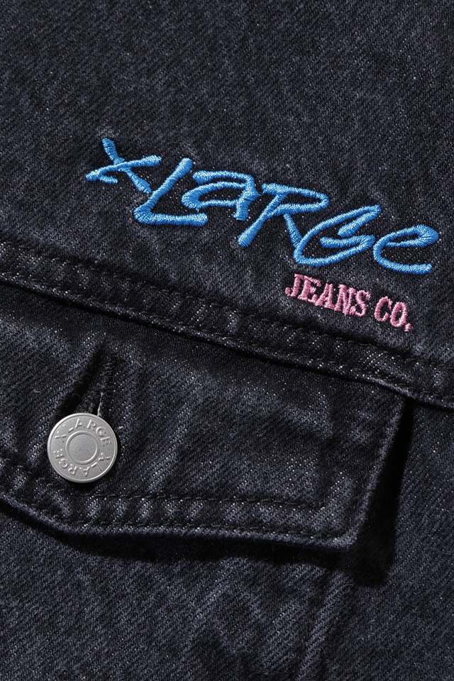 10DEEP 刺繍入りダークデニムジャケット X-LARGE 10DEEP 刺繍入りダークデニムジャケット X-LARGE