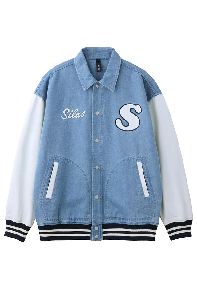 SILAS サイラス / SILAS サイラス 110231021004 DENIM VARSITY JACKET 