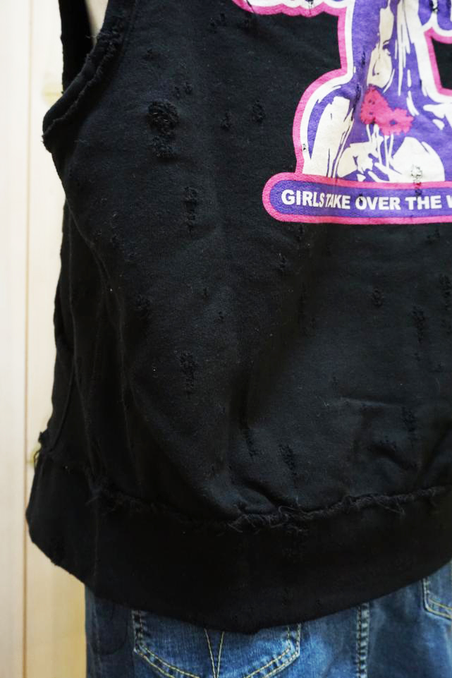 売れ筋商品|||HYSTERIC GLAMOUR ヒステリックグラマー 01251CF04 GIRLS TAKE OVER ベスト BLACK 正規通販 レディー HYSTERIC GLAMOUR ヒステリックグラマー 01251CF04 GIRLS TAKE