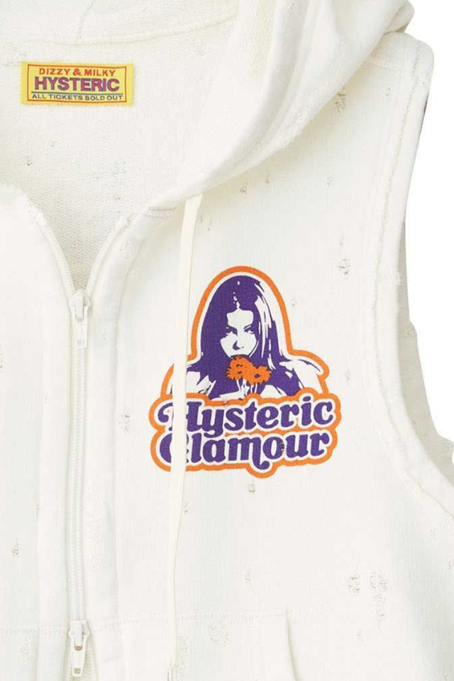HISTERIC GLAMOUR ANGELBEAR フードベストFREEサイズ HYSTERIC GLAMOUR（ヒステリックグラマー）の「ANGEL BEAR