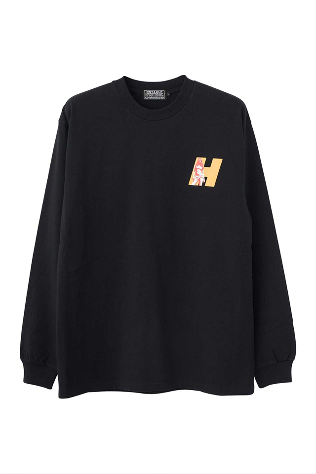 HYSTERIC GLAMOUR 長袖シャツ　シャツ　ドレスシャツ　XXX 黒 GREATEST PARTY SOUNDS Tシャツ|HYSTERIC GLAMOUR MEN