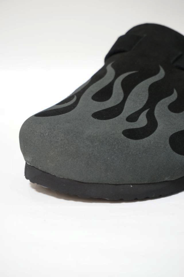 HYSTERIC GLAMOUR 23〜25cm FIRE PATTERN サンダル ブラック HYSTERIC GLAMOUR (ヒステリックグラマー)｜FIRE PATTERN