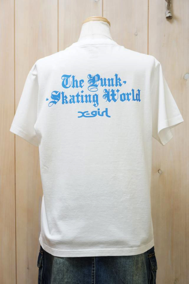 売れ筋商品|||X-girl エックスガール 105252011025 FAIRY FACE S/S TEE Tシャツ WHITE 正規通販 レディース X-girl エックスガール 105252011025 FAIRY FACE S/S TEE T