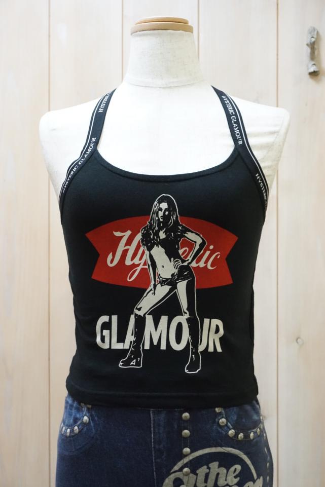 HYSTERIC GLAMOUR ボックスロゴ キャミソール チューブトップ