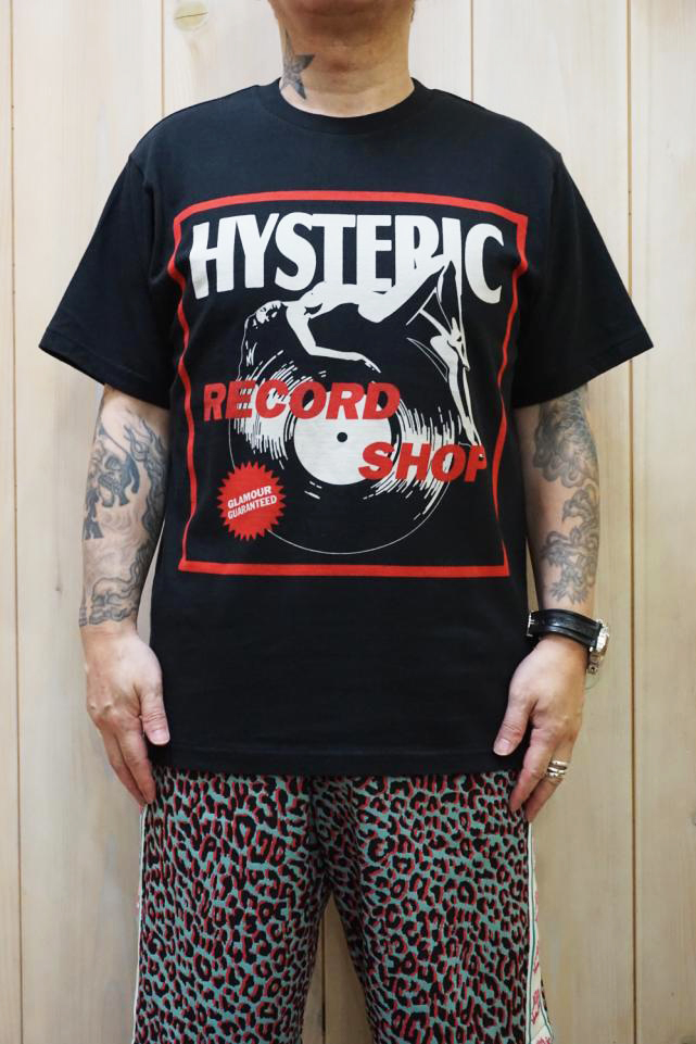 国内配送★HYSTERIC GLAMOUR★RECORD SHOP Tシャツ RECORD SHOP Tシャツ|HYSTERIC GLAMOUR MEN | HYSTERIC GLAMOUR