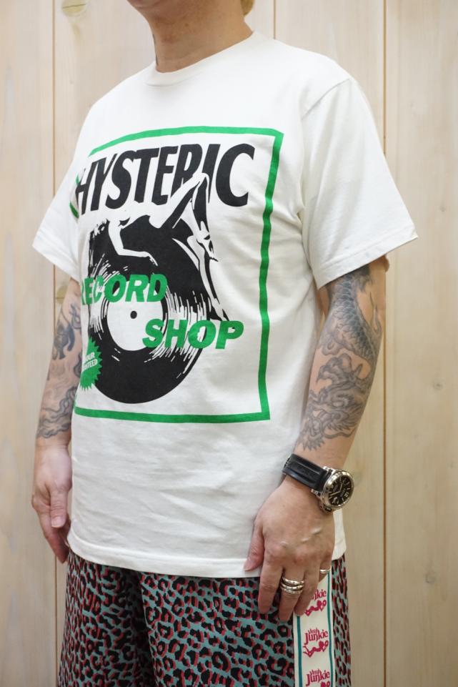 即完売必至！【ヒステリックグラマー】 RECORD SHOP Tシャツ RECORD SHOP Tシャツ|HYSTERIC GLAMOUR MEN | HYSTERIC GLAMOUR