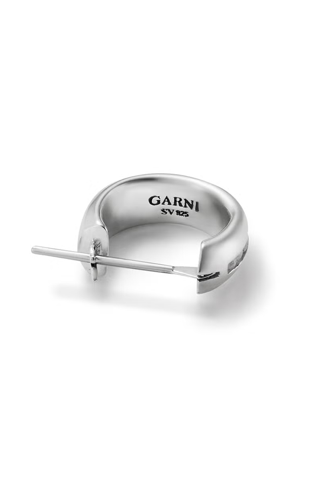 GARNI シルバー フープピアス GARNI ガルニ / GARNI ガルニ GP26012 Break Hoop Pierce ブレイク