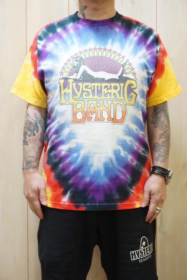 【ヒステリックグラマー】 HYSTERIC BAND  タイダイ Tシャツ HYSTERIC GLAMOUR（ヒステリックグラマー）の「HYSTERIC BAND T