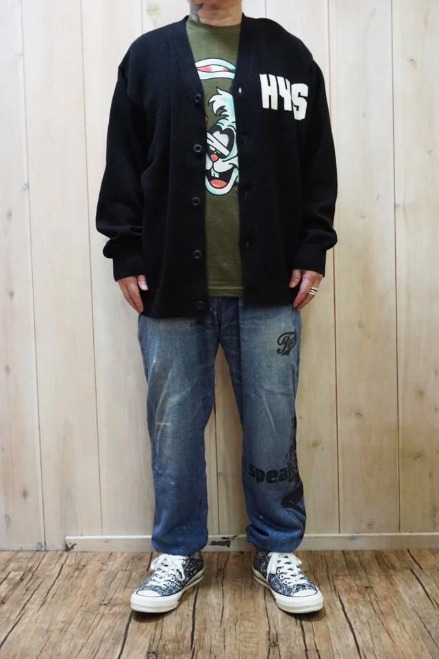 BAD ASS MAMA編込 カーディガン BAD ASS MAMA編込 カーディガン|HYSTERIC GLAMOUR MEN