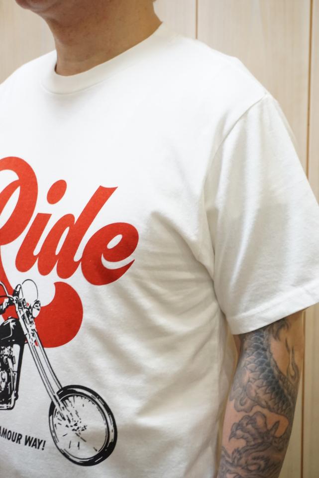 ★タグ付き★ヒステリックグラマー RIDE A MOTORCYCLE Tシャツ RIDE A MOTORCYCLE Tシャツ|HYSTERIC GLAMOUR MEN | HYSTERIC