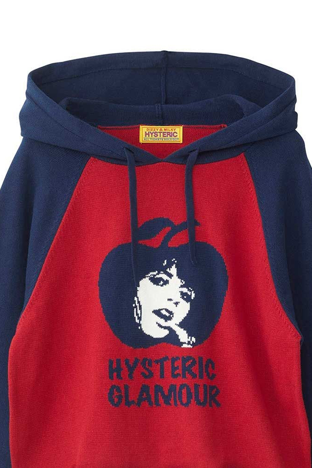 美品✨希少　HYSTERIC GLAMOUR 編込　もこもこパーカーワンピース HYSTERIC GLAMOUR ヒステリックグラマー / HYSTERIC GLAMOUR