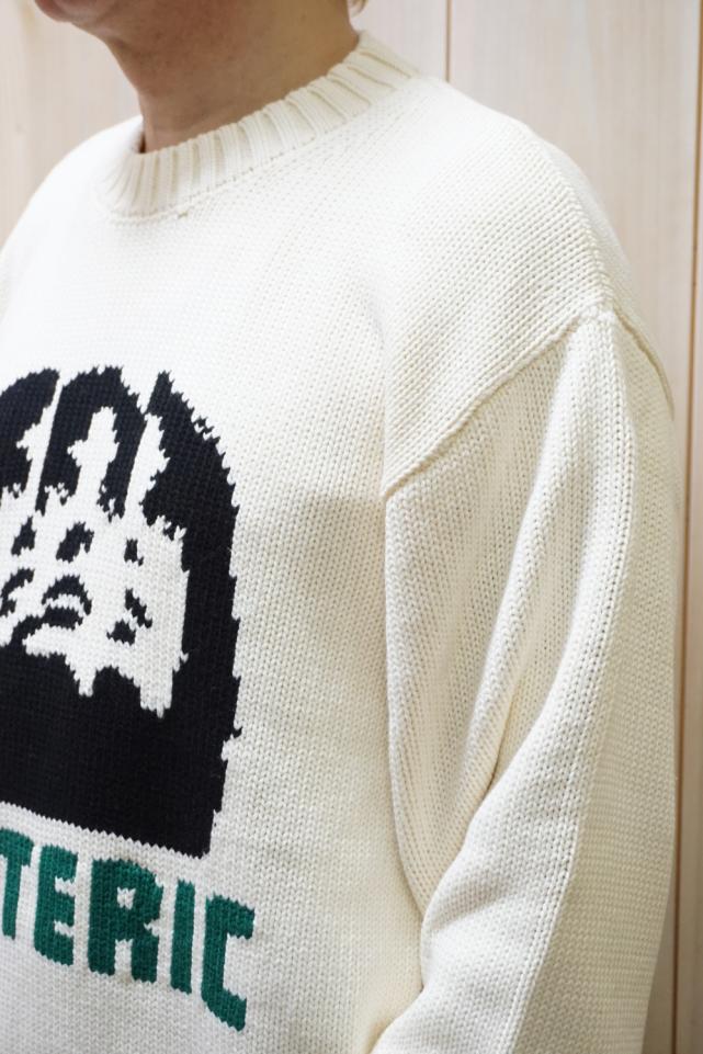 みゆみゆ！美品！Hysteric Glamour 厚手ニット M 日本製 Hysteric Glamour(ヒステリックグラマー) ROCK MY WORLDガール