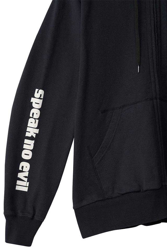ヒステリックグラマー ポロシャツ speak no evil ヒスガール 黒 HYSTERIC GLAMOUR（ヒステリックグラマー）の「SPEAK NO EVIL