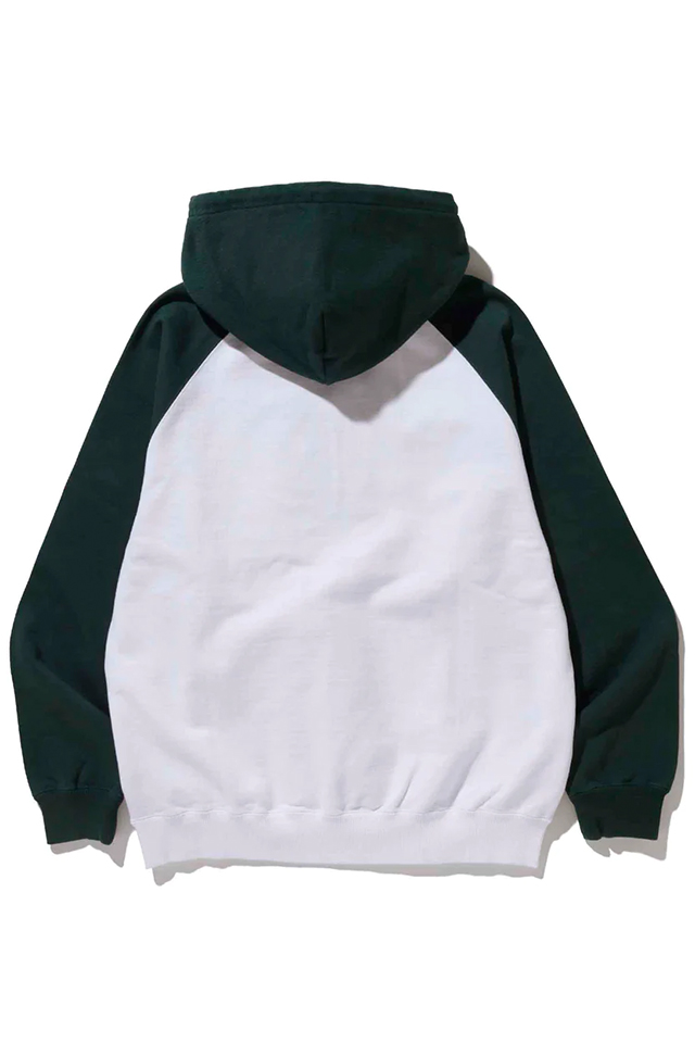 XLARGE エクストララージ 101233012004 PITBULL RAGLAN HOODED SWEATSHIRT XLARGE  ラグランパーカー GREEN 正規通販 メンズ レディース