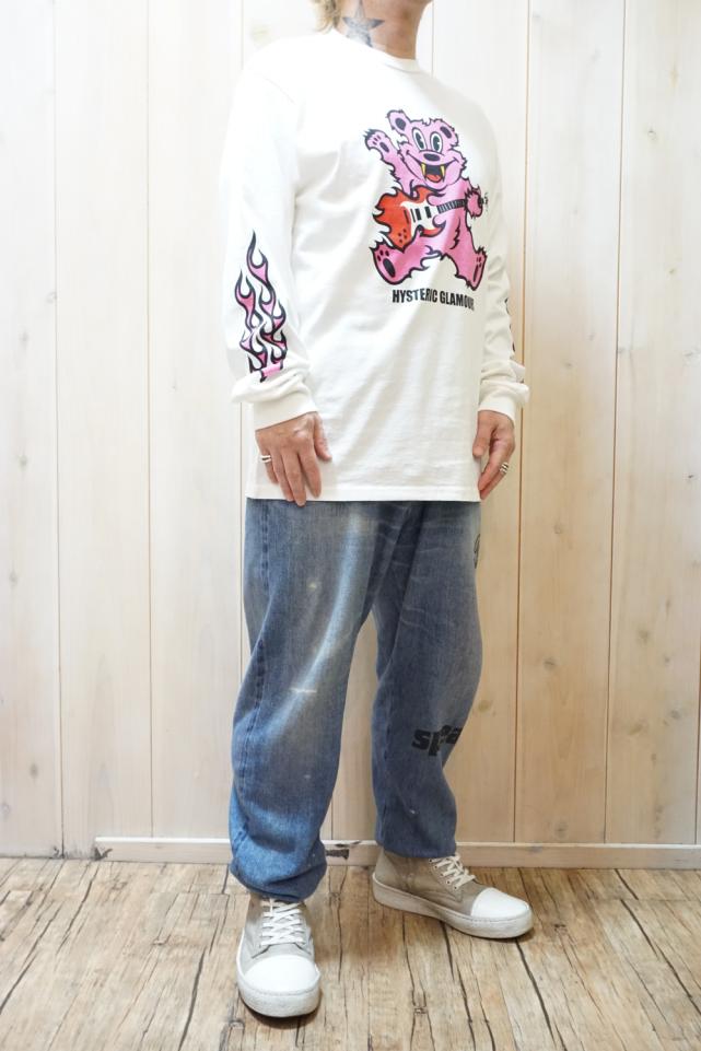 【激レア・希少】ヒステリックグラマー ヒスベア柄レース 異素材ドッキング F HYSTERIC GLAMOUR ヒステリックグラマー 正規取扱店 / HYSTERIC