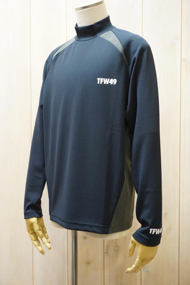 新品タグ付き⭐️TFW49 ⭐️2025FW新作⭐️モックネック　ブラック✖︎ブラック TFW49 ティーエフダブリューフォーティーナイン / TFW49 ティーエフ