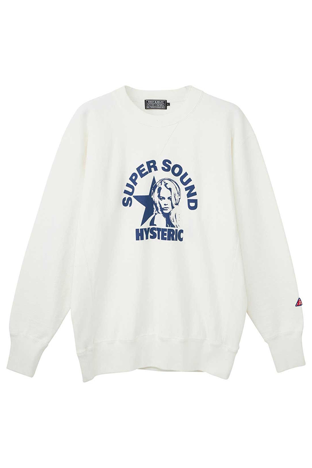 【未使用】hystericglamour ヒステリックロックグランジスウェット