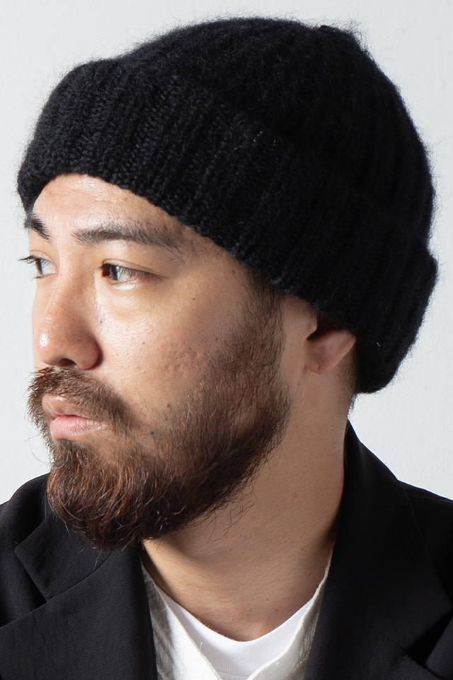 EDIT. FOR LULU モヘア混 ニットキャップ ビーニー ブラック RACAL ラカル / RACAL RL-21-1192 Mohair Knit Cap モヘアニット