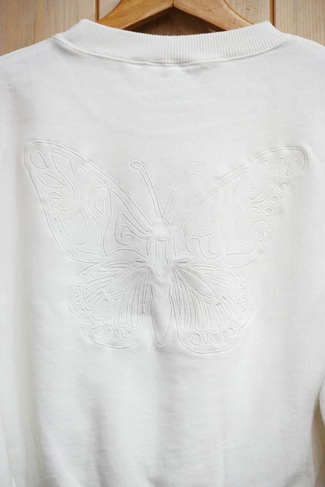 売れ筋商品|||X-girl エックスガール 105234012012 BUTTERFLY EMBROIDERY COMPACT SWEAT TOP 売れ筋商品|||X-girl X-girl エックスガール 105234012012 BUTTERFLY EMBROIDERY