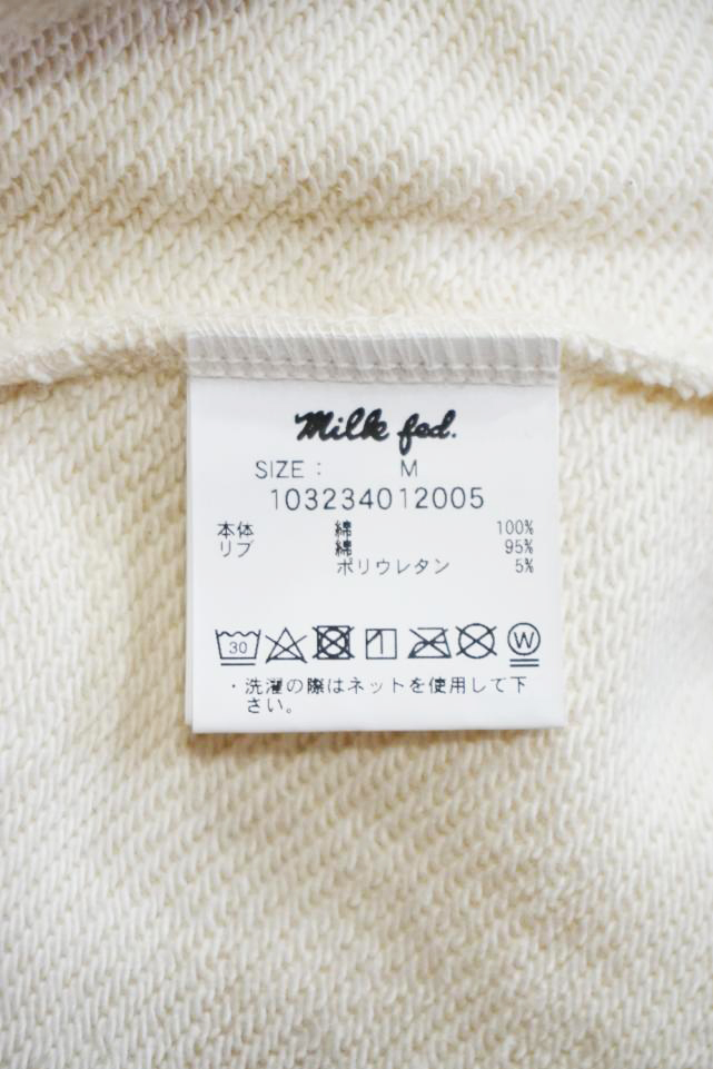 MILKFED. ミルクフェド 103234012005 PATCH SWEATSHIRT MILKFED. クルーネックスウェット OFF WH PATCH SWEATSHIRT MILKFED. – calif（カリフ）公式サイト