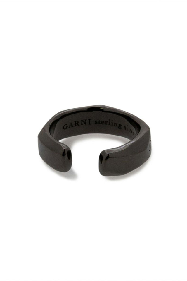 極希少 ☆【片耳用】 GARNI サイズ L / ブラック 早い者勝ち GARNI ガルニ / GARNI ガルニ GP25013 Crockery Ring Ear Cuff クロッ
