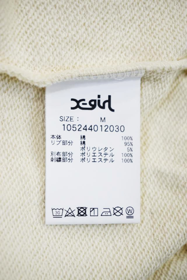 X-girl エックスガール / X-girl エックスガール 105244012030 X-girl エックスガール / X-girl エックスガール 105244012030
