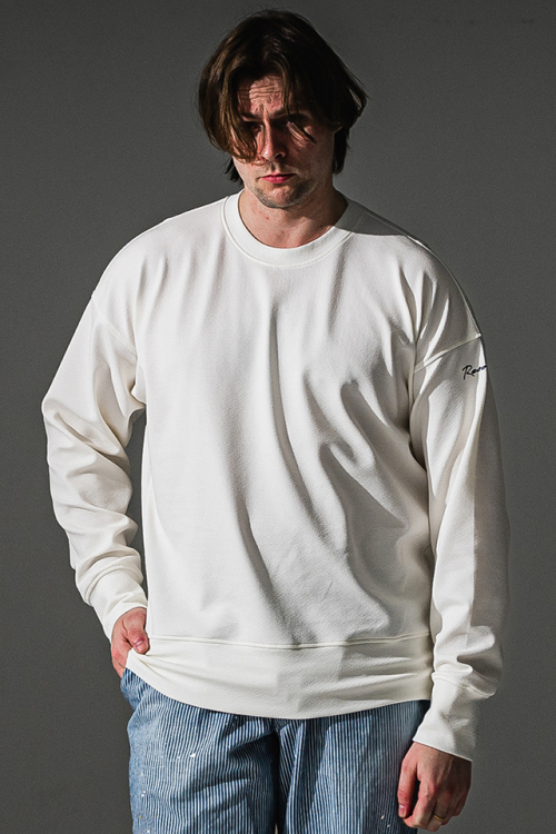 RESOUND CLOTHING リサウンドクロージング RC41-C-003 light blister trainer ブリスターニットトレーナー OFF 正規通販 メンズ 2026年9月15日入荷予定