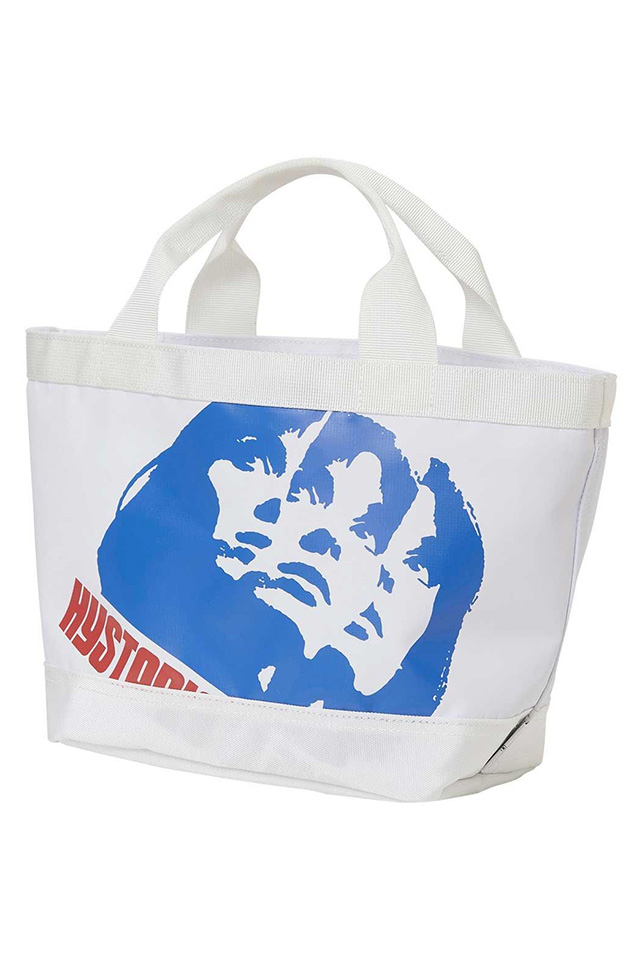 HYSTERIC GLAMOUR ヒステリックグラマー 02261QB02 TARP ミニトートバッグ WHITE 正規通販 メンズ レディース