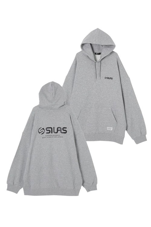 SILAS サイラス 110231012002 BASIC LOGO SWEAT HOODIE SILAS パーカー ASH 正規通販 メンズ