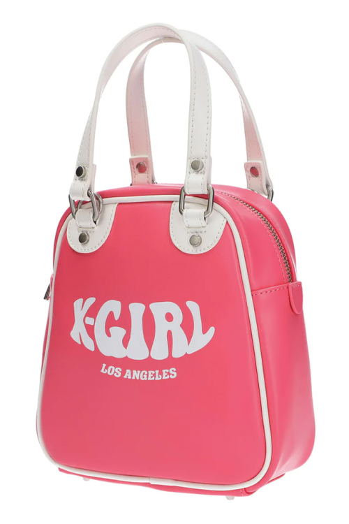 X-girl エックスガール 105232053011 FAUX LEATHER 2WAY BOSTON BAG X-girl ボストンバッグ PINK 正規通販 レディース