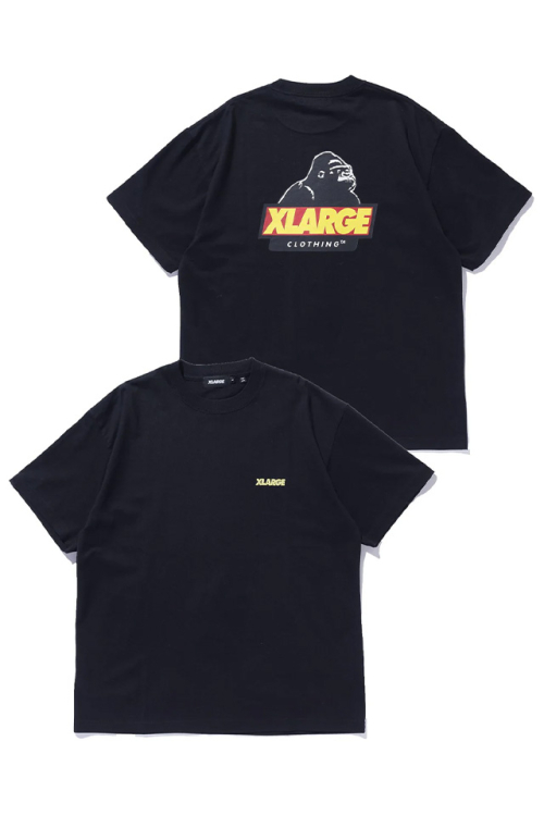 XLARGE エクストララージ 101262011039 SLANTED OG S/S TEE Tシャツ BLACK 正規通販 メンズ レディース