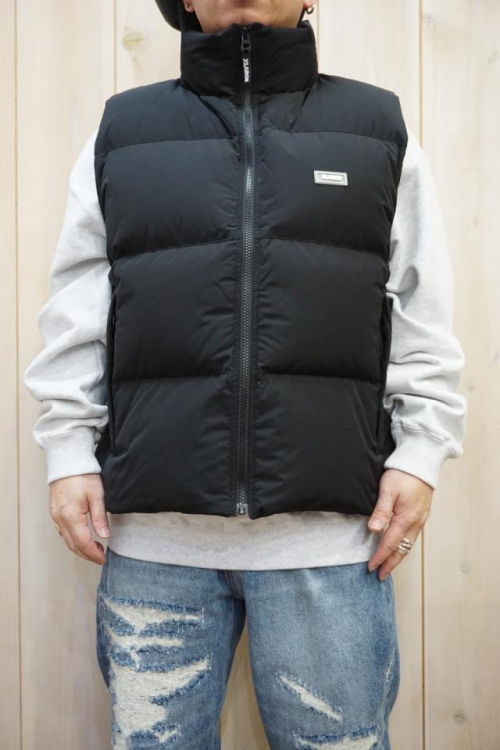 XLARGE 101224021010 DOWN VEST XLARGE ダウンベスト BLACK 正規通販 メンズ レディース