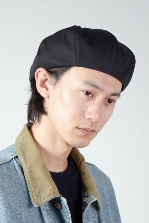 RACAL ラカル RL-26-1439 High-twist gabardine 8Panel Beret Cas 強撚ギャバT/C 8パネルベレーキャスケット BLACK 正規通販 メンズ レディース