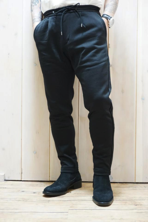 junhashimoto ジュンハシモト 1072320006 GROSSRICH SKINNY JERSEY PANTS グロスリッチスキニージャージーパンツ BLACK 正規通販 メンズ 2024年10月31日入荷予定