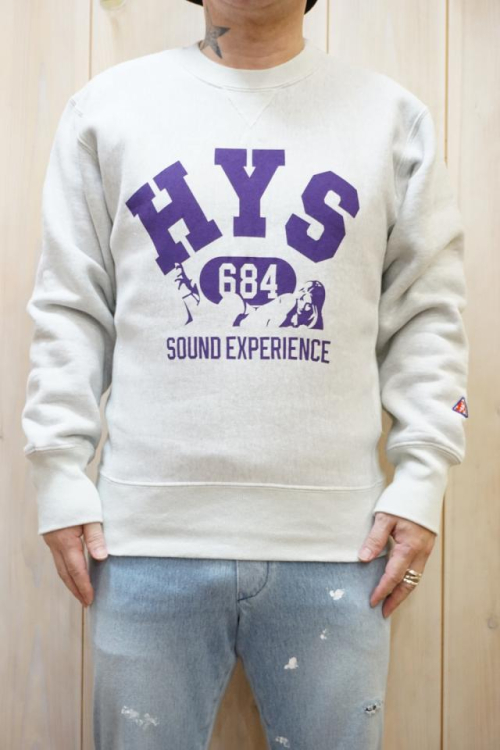 HYSTERIC GLAMOUR 02223CS05 SOUND EXPERIENCE スウェット TOP GRAY 正規通販 メンズ