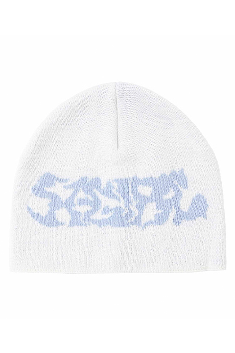 X-girl エックスガール 105233051008 LOGO JACQUARD BEANIE X-girl ロゴジャガードビーニー WHITE 正規通販 レディース