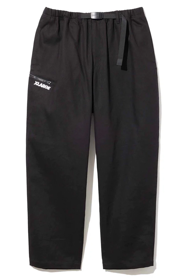 XLARGE エクストララージ 101233031019 RESORT WORK PANTS XLARGE ワークパンツ BLACK 正規通販 メンズ レディース