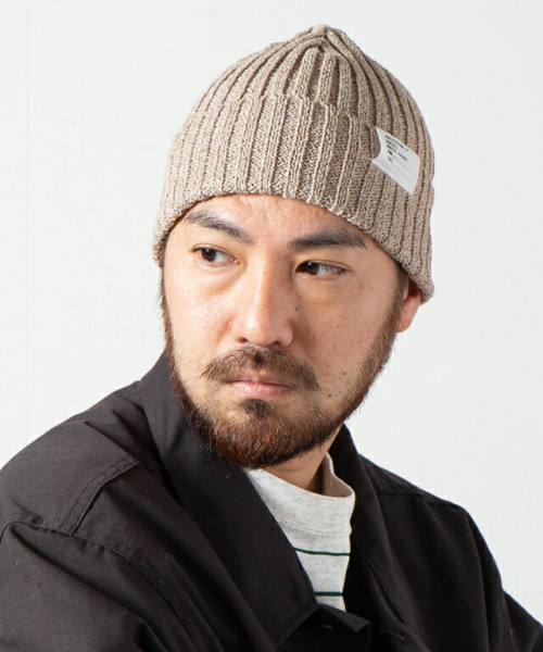 RACAL ラカル RL-22-1219 Japanese Paper Standard Knit Cap スタンダードニットキャップ BEIGE 正規通販 メンズ