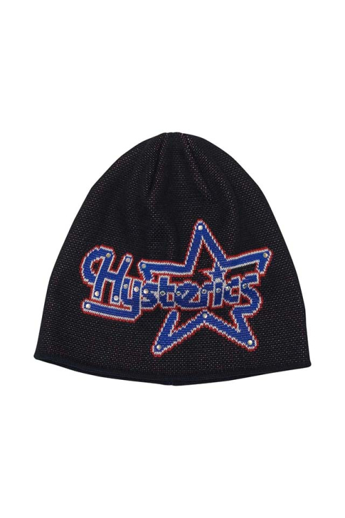 HYSTERIC GLAMOUR ヒステリックグラマー 01261QH01 STAR LOGO ビーニー BLACK 正規通販 レディース メンズ
