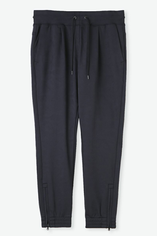 junhashimoto ジュンハシモト 1070000021 GATHER TUCK PANTS EMBOSS CAMO カモ柄ジャージパンツ NAVY 正規通販 メンズ