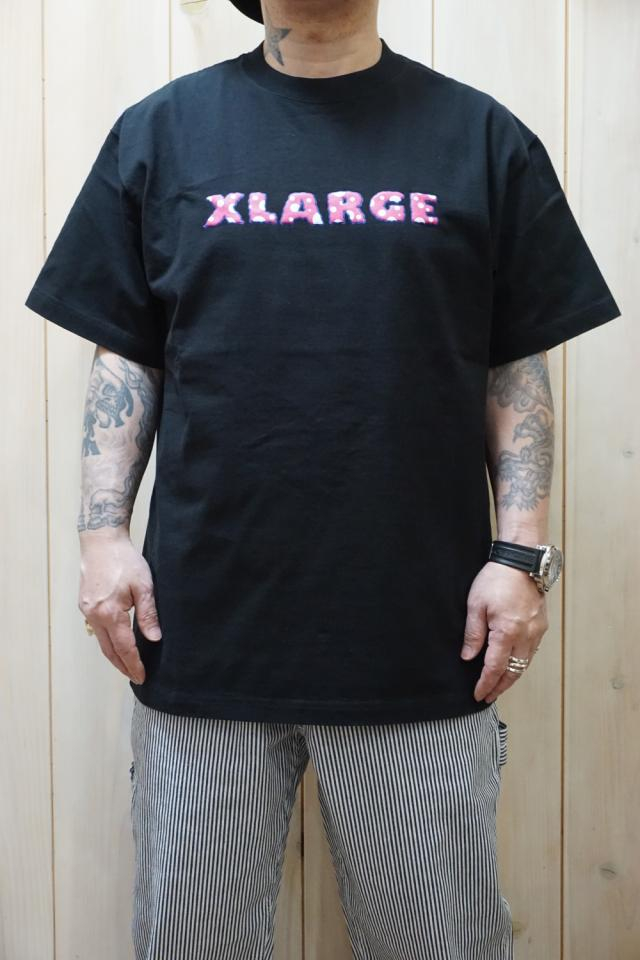 XLARGE エクストララージ 101222011011 WONDER LAND S/S TEE XLARGE ショートスリーブTシャツ BLACK 正規通販 メンズ レディース