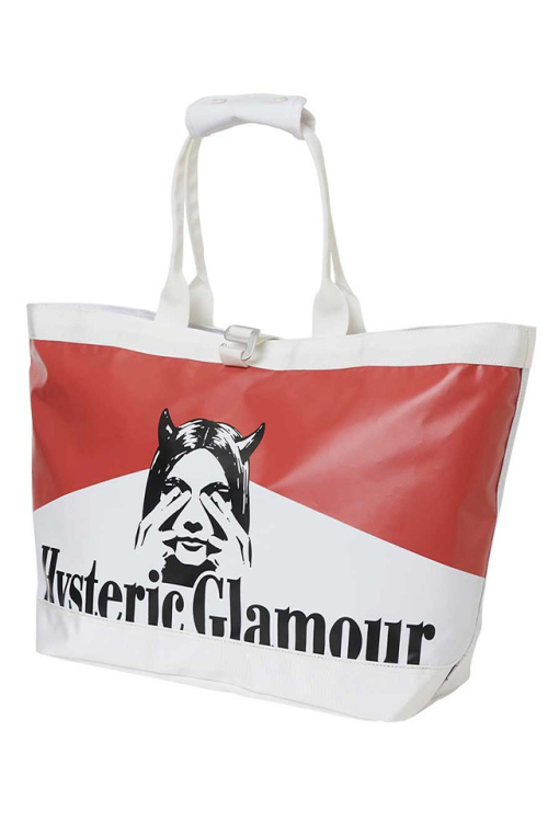 HYSTERIC GLAMOUR ヒステリックグラマー 02261QB01 TARP トートバッグ WHITE 正規通販 メンズ レディース