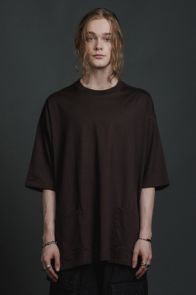 The Viridi-anne VI-3608-01 Tシャツ BROWN GRAY 正規通販 メンズ