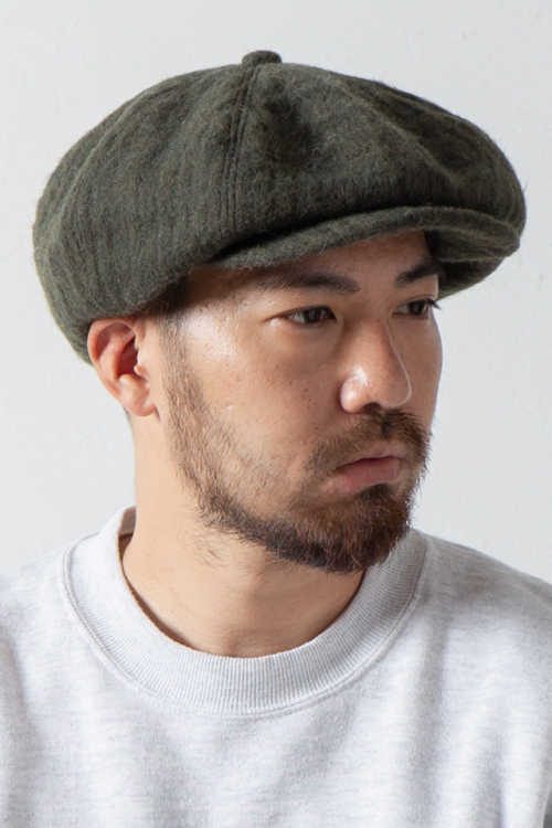 RACAL RL-22-1262 Wool Shaggy 8Panel Casquette キャスケット OLIVE 正規通販 メンズ