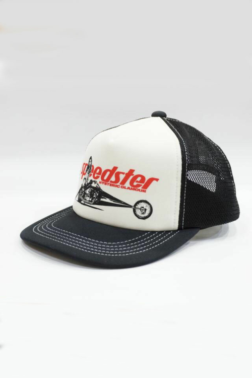 HYSTERIC GLAMOUR 02221QH05 SPEEDSTER メッシュキャップ BLACK 正規通販 メンズ レディース