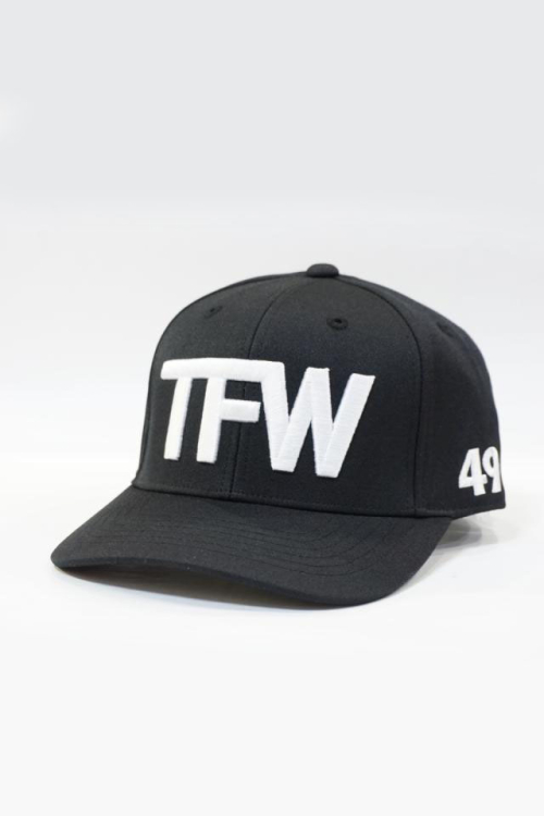 TFW49 T132220009 TFW49 CAP 6パネルキャップ BLACK 正規通販 メンズ ゴルフ