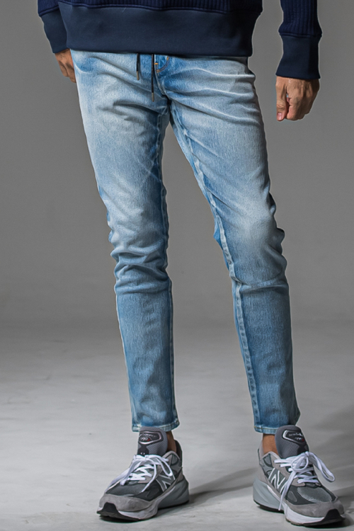 RESOUND CLOTHING  リサウンドクロージング RC37-ST-020 MICK DENIM JERSEY ミックデニムジャージーンズ LIND 正規通販 メンズ 2025年9月25日入荷予定